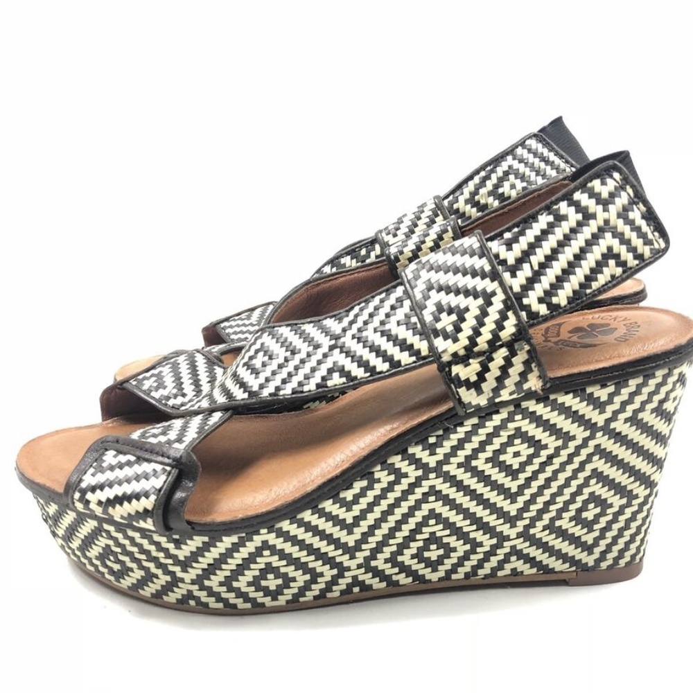 Vintage Lucky Brand Koko Wedge Sandals